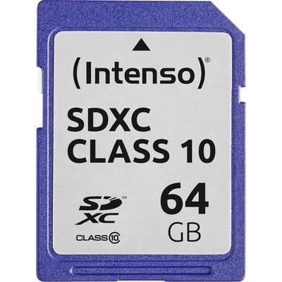 Intenso 3411490 SDXC-kaart  64 GB Class 10 