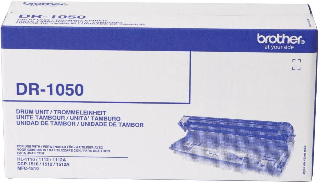 Broeder Trommereenheid DR-1050 Verpakking. Bevat een afbeelding van de trommereenheid. Geschikt voor specifieke printermodellen.