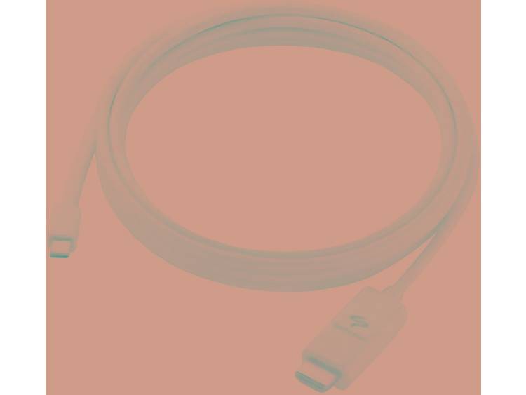 MacLand DisplayPort-HDMI Aansluitkabel [1x Mini-DisplayPort stekker 1x HDMI-stekker] 4.50 m Wit