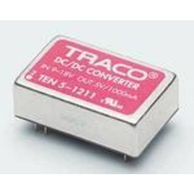 TracoPower TEN 5-2423WI DC/DC-converter, print 24 V/DC 15 V/DC, -15 V/DC 250 mA 5 W Aantal uitgangen: 2 x Inhoud 1 stuk(