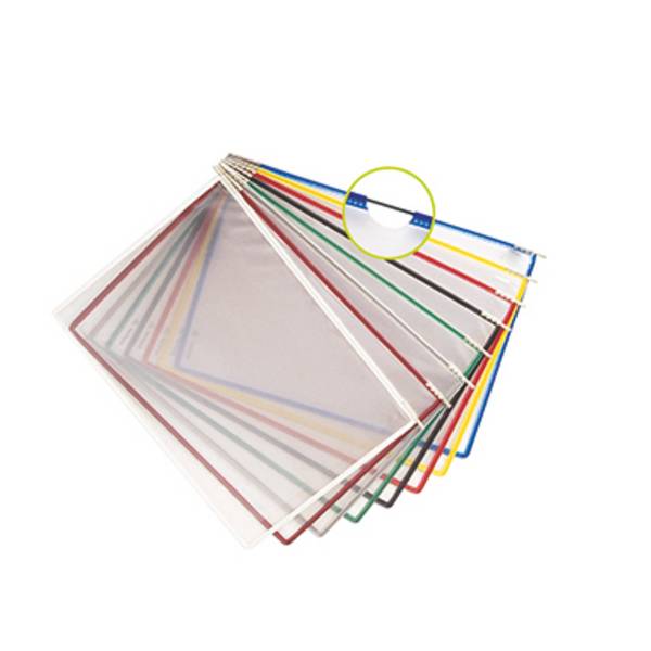 Zichtpaneel Tarifold A4 verticaal assorti 10 stuks