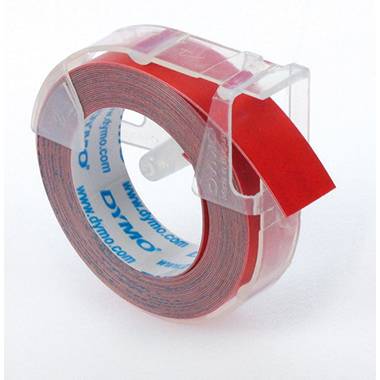 Dymo S0898150 wit op rood breedte 9 mm labels