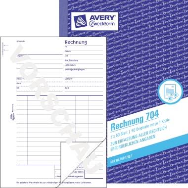 Avery Zweckform Avery 704 - Wit - Papier - 148 mm - 210 mm-0