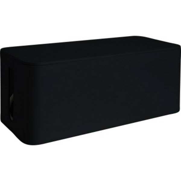 MediaRange kabelbox klein 223x118x114mm zwart