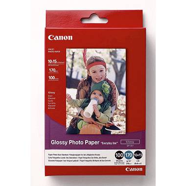 Canon GP-501 - Papier Photo Brillant 10x15cm 200g - Pack De 100 Feuilles
