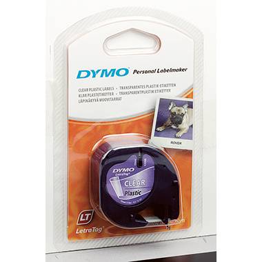 DYMO 12 mm letratag plastic tape - polyester - België - 4 m - 1 pc (s) - 19 mm - 96 mm