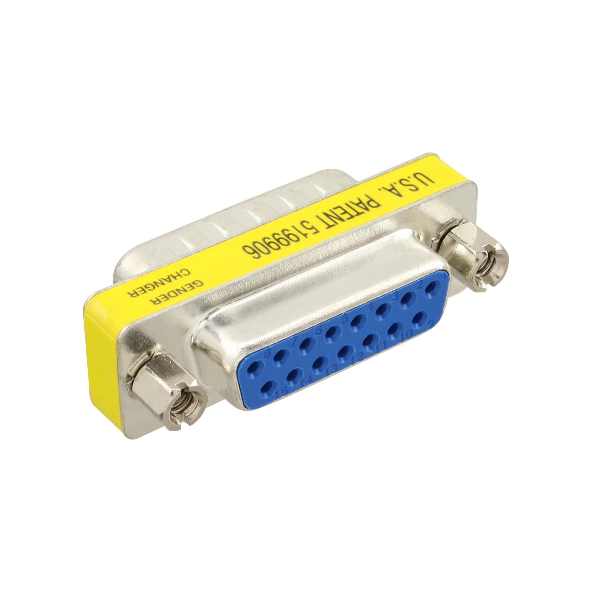 InLine Mini Gender Changer, 15-pins (Game) stekker/socket-0