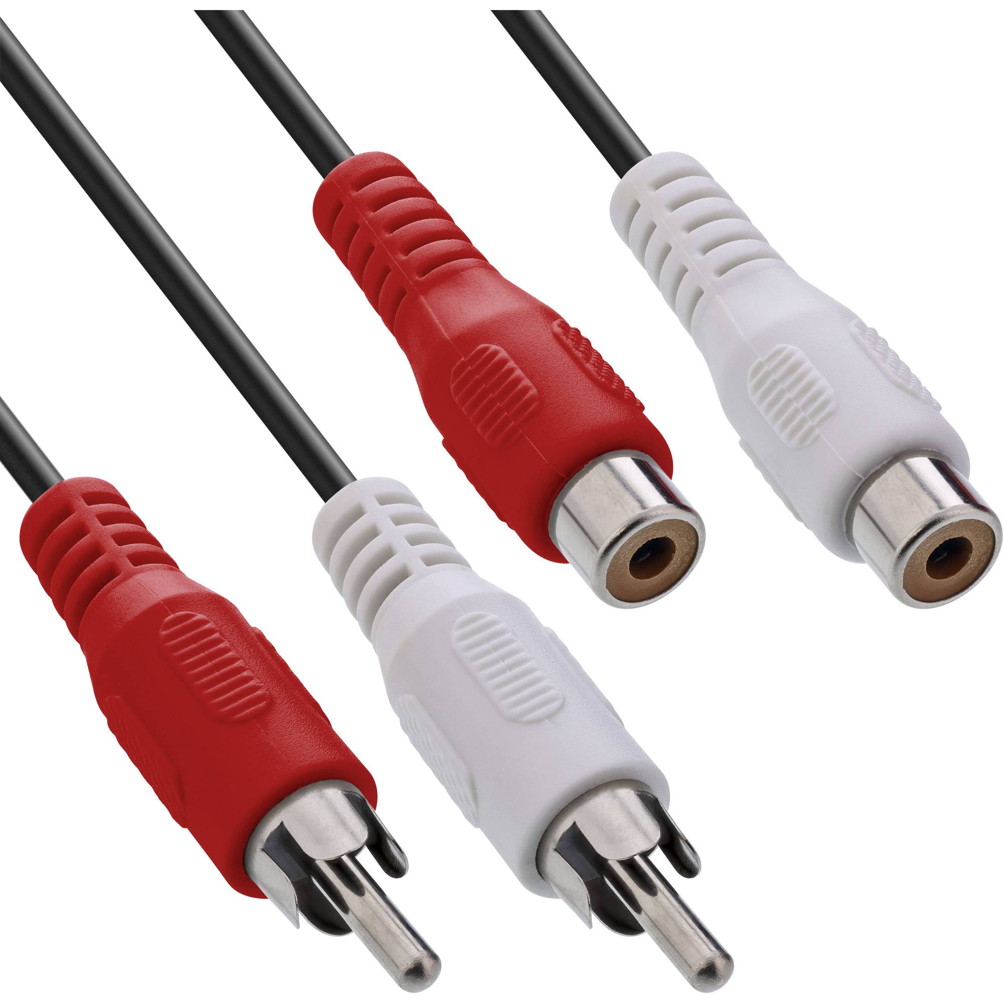 Tulp stereo verlengkabel | zwart | 20 meter-0