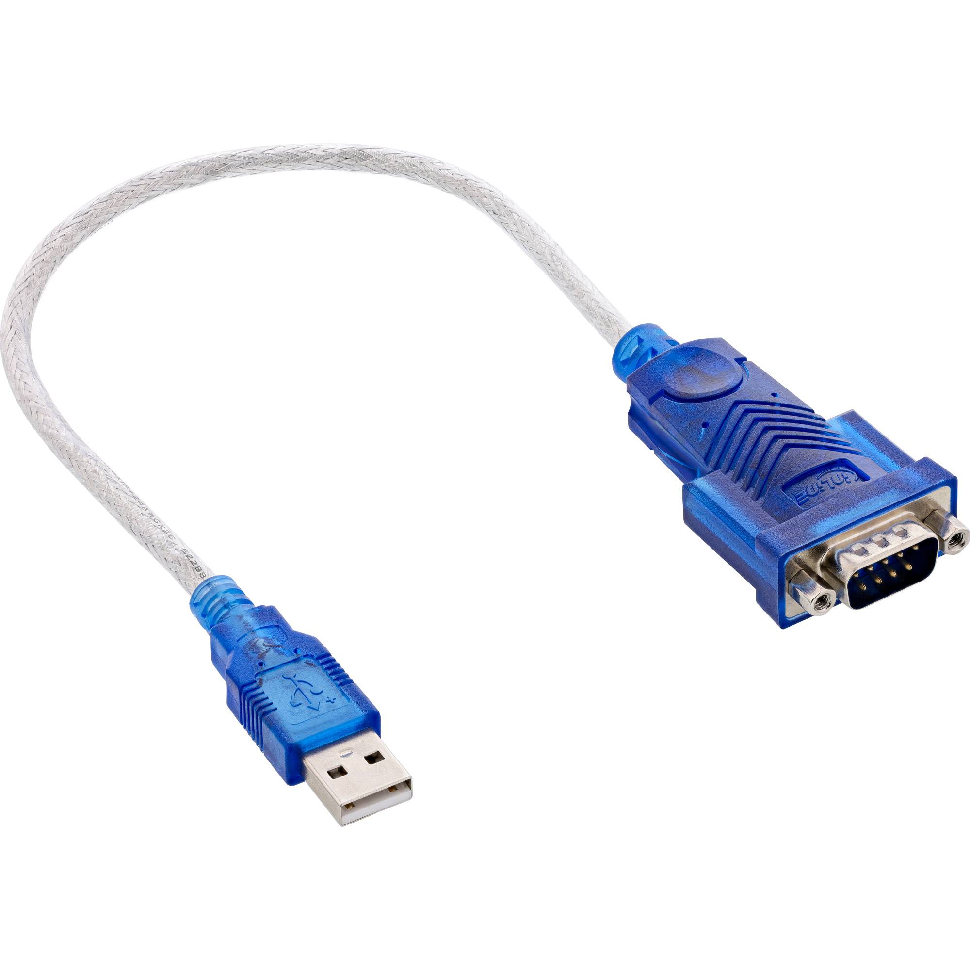 InLine® USB-naar-serieel-adapterkabel, male A naar 9-pin Sub D-male-0