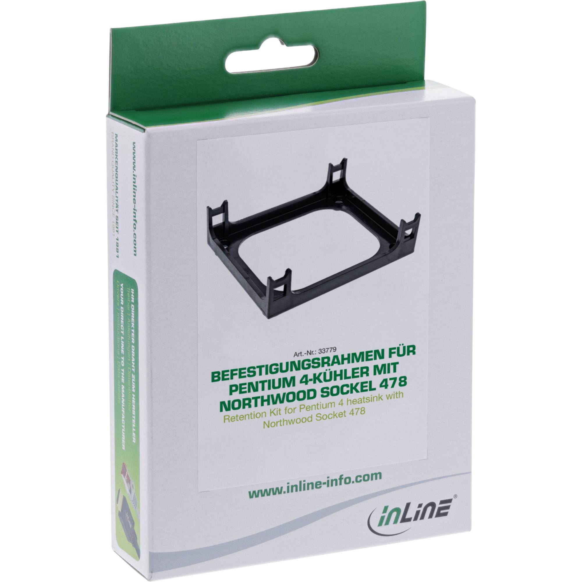 InLine® Montageframe. voor Pentium 4 koeler met Northwood socket 478-1
