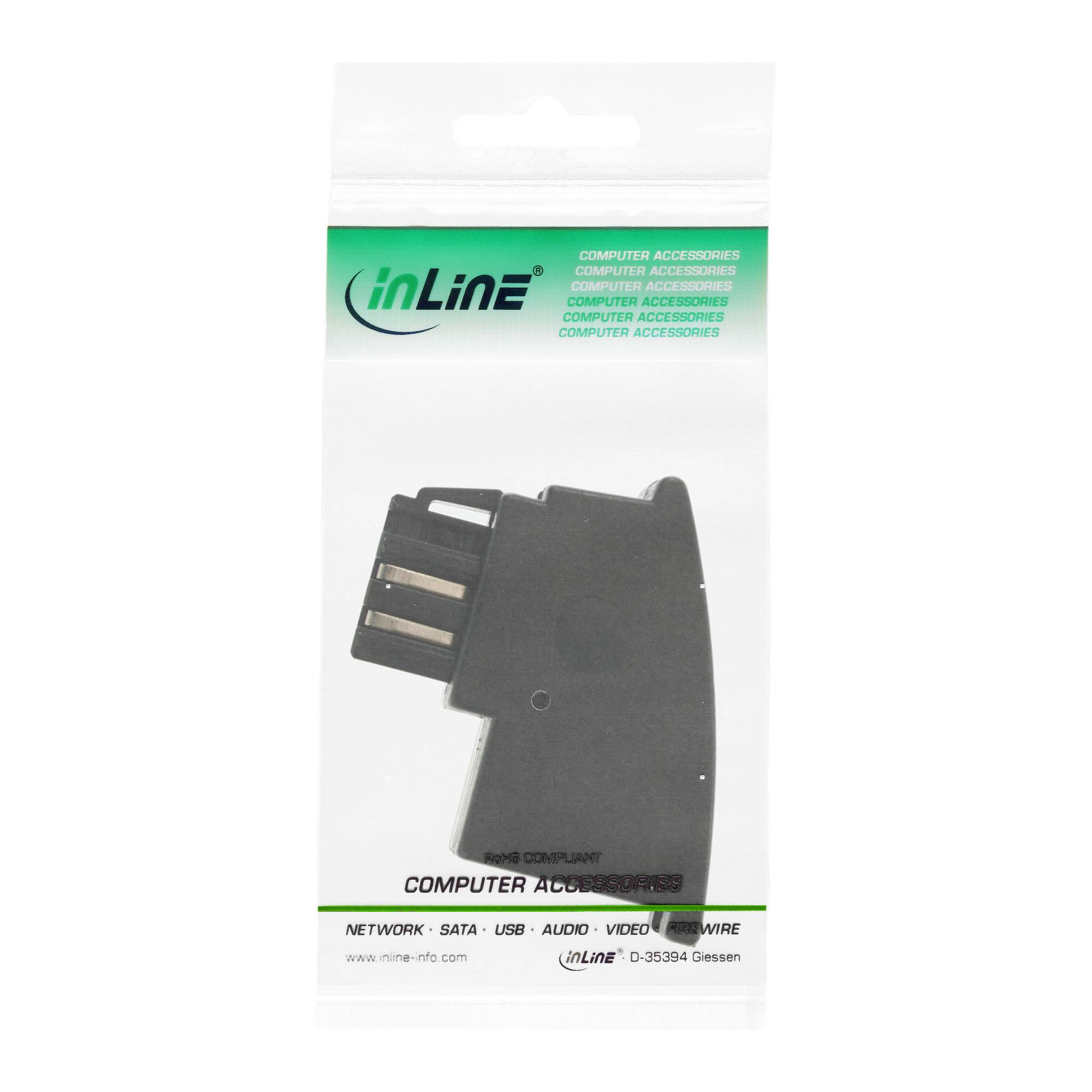 InLine® TAE-N adapter, TAE-N male naar RJ11 female 6P4C-1