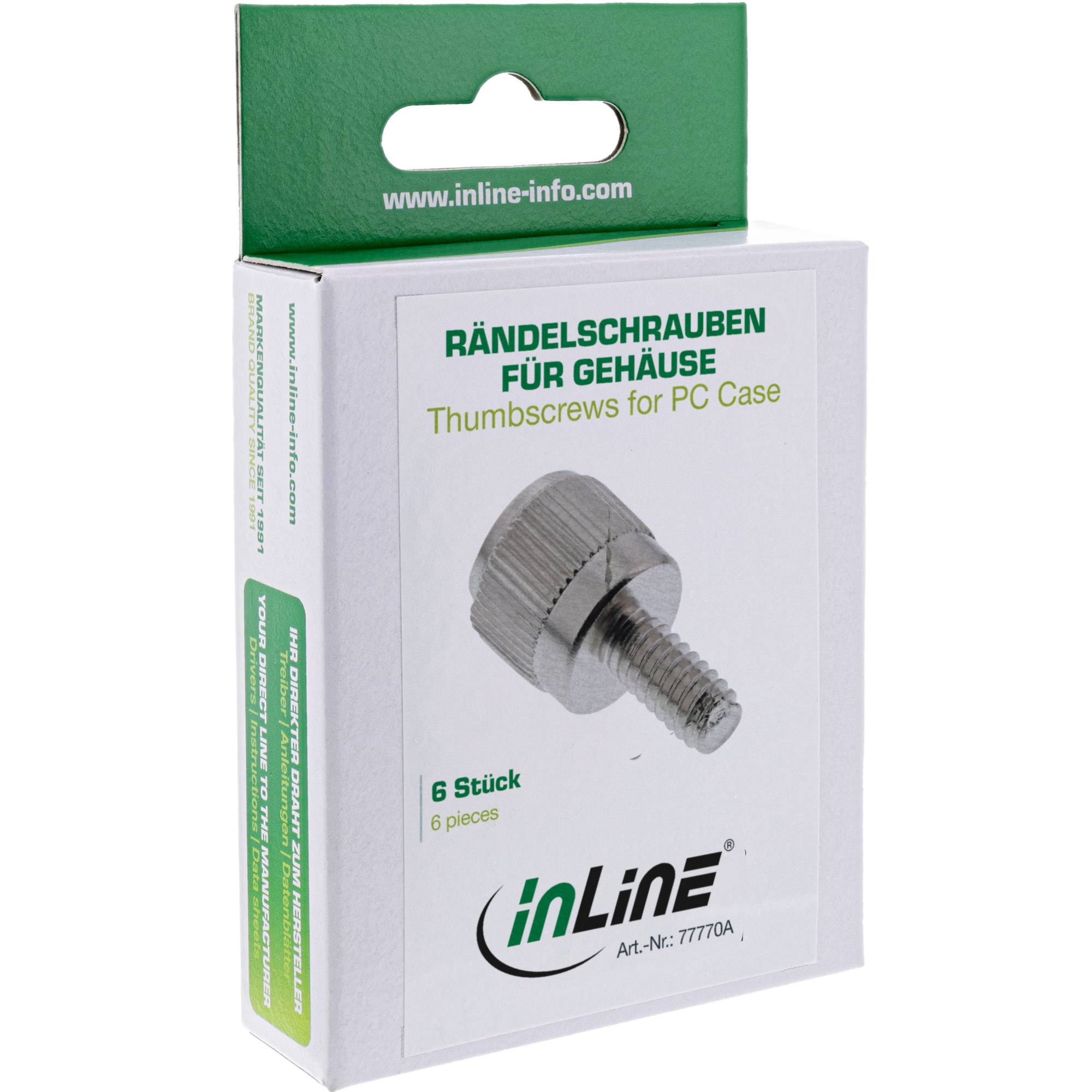 InLine Systeemkastschroef - Zilver - 12 mm (pak van 6)-3