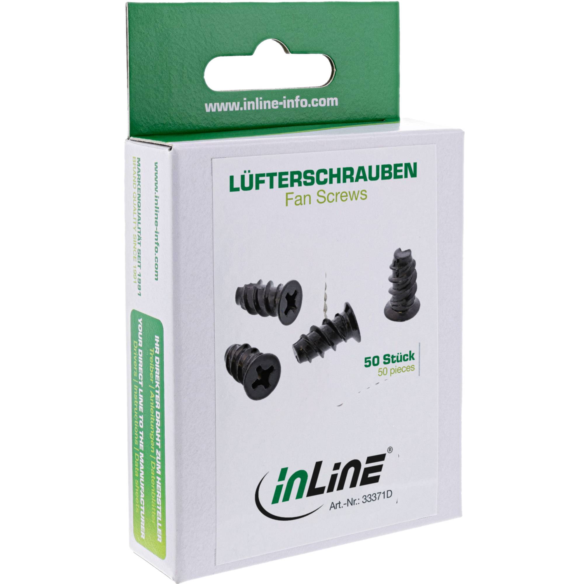 Schroeven voor PC ventilatoren - 5 x 10 mm / 50 stuks-1