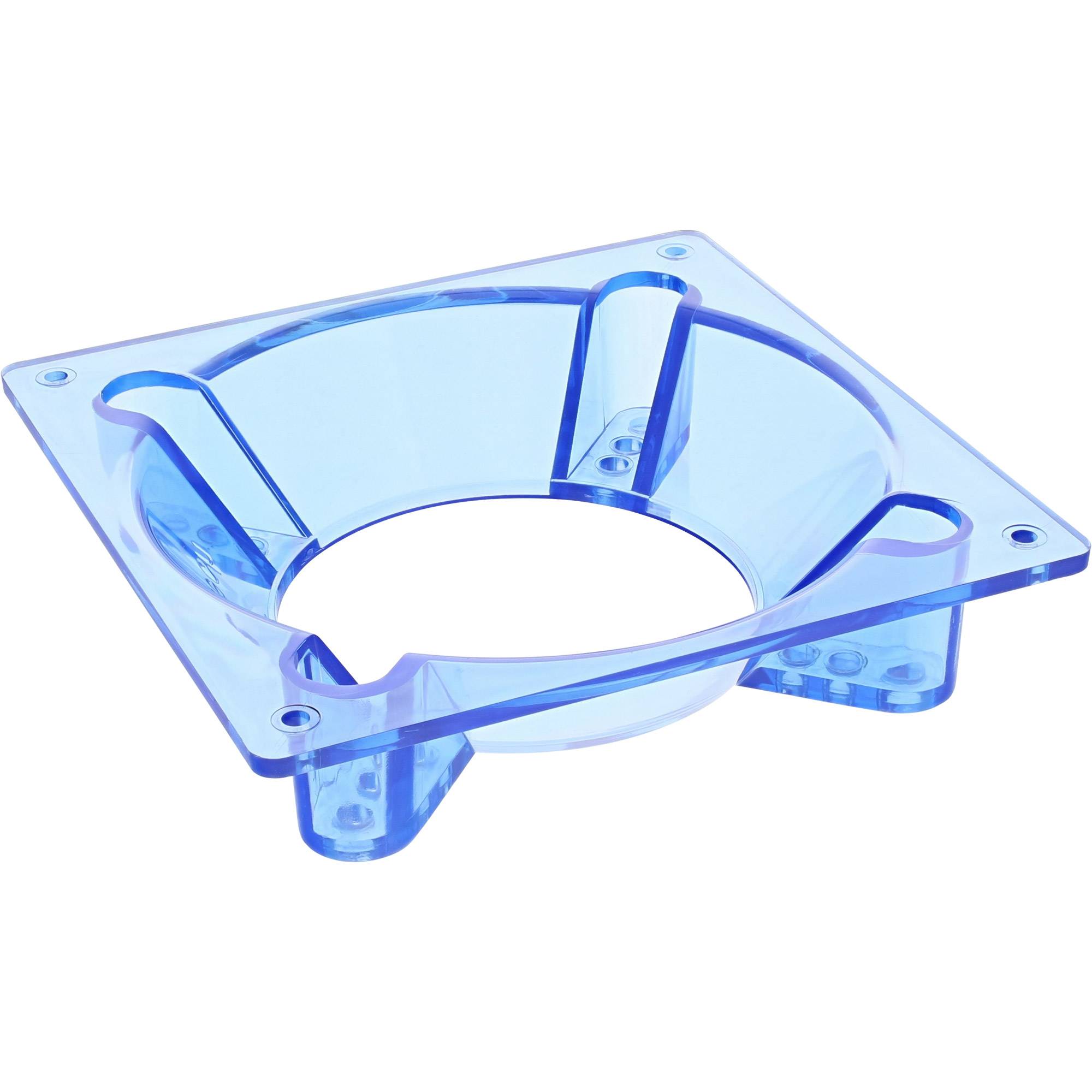 InLine® Ventilator adapter, 120mm op 70/80/90mm, voor warmteafvoer, acryl-0