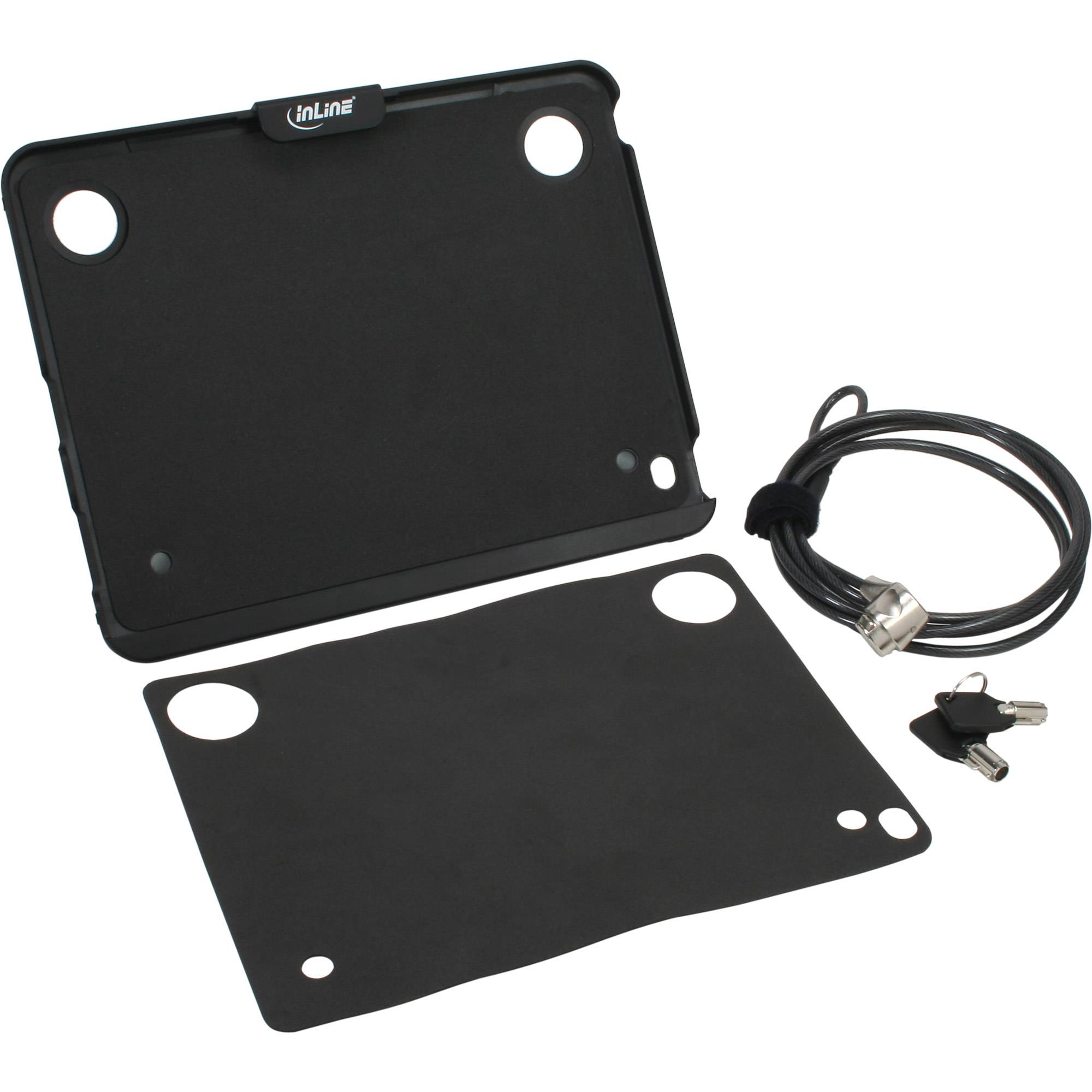 InLine tafelstandaard met diefstalbeveiliging compatibel met Apple iPad / zwart-1