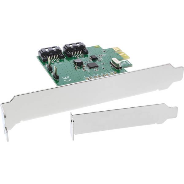 InLine® interfacekaart, 2-Poorts SATA 6Gb/s, x1 PCIe 2.0, RAID 0/1/SPAN