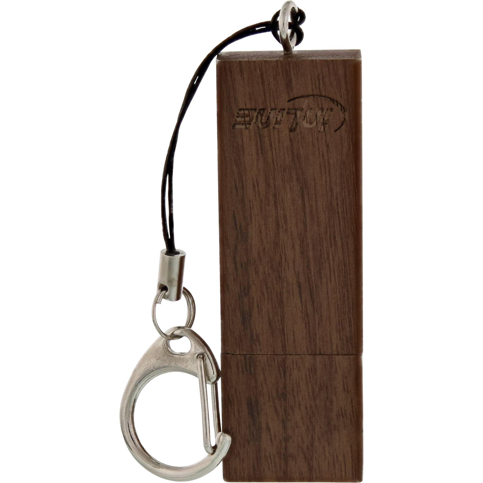 InLine® woodstick USB 3.0 geheugenstick, walnoot, 128GB-1