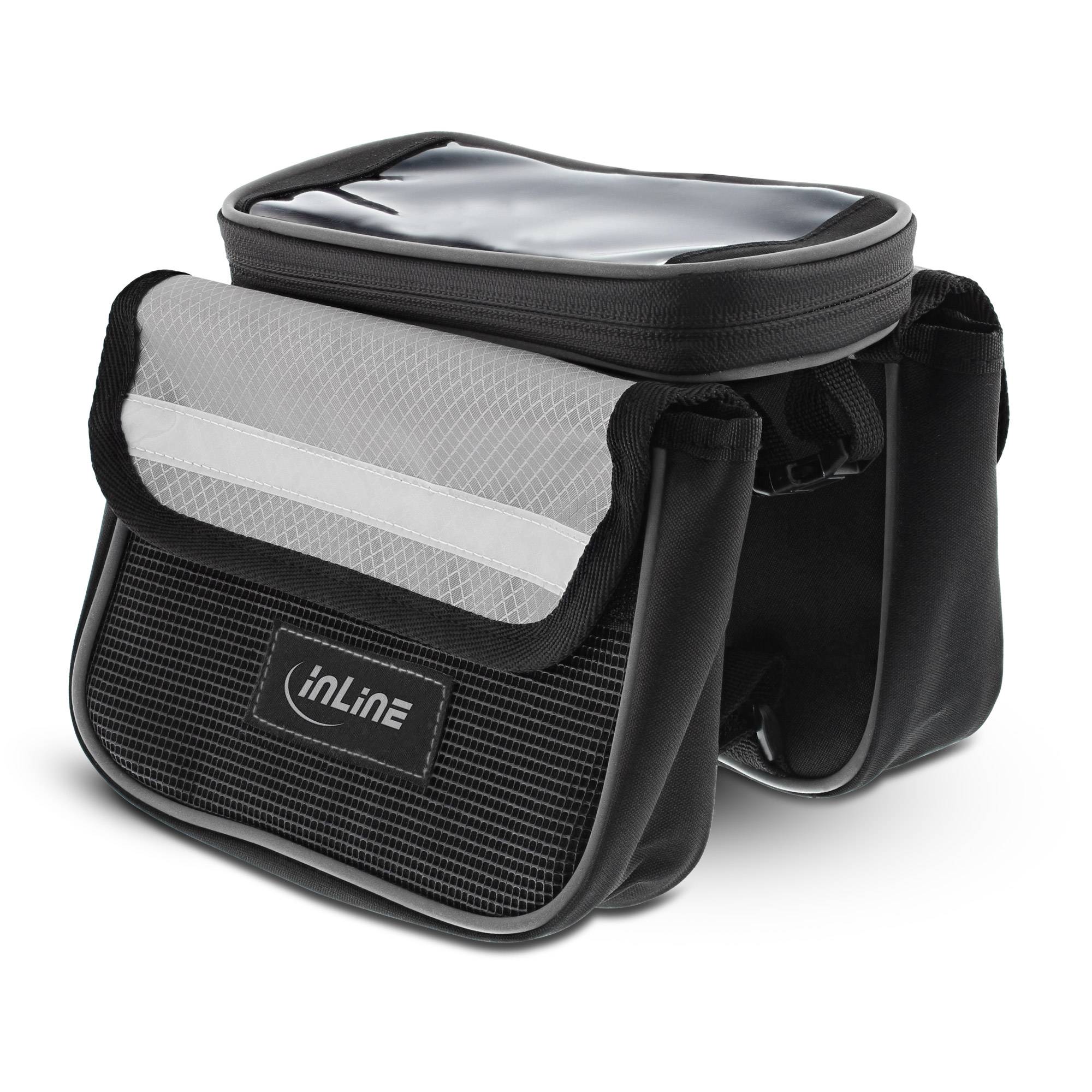 InLine Sport multifunctionele fiets-frame tas voor o.a. smartphone-0