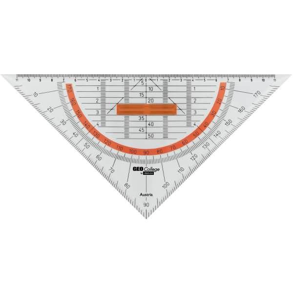 Aristo AR 23008 - Geometriedreieck Hypotenuse-Laenge 250 mm College-0