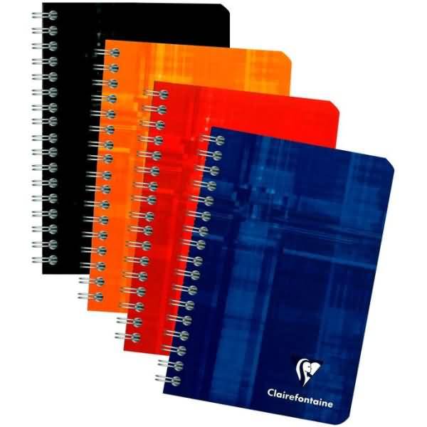 Clairefontaine 3329680850604 Clairefontaine - Notitieboek 95x140 sp lijn assorti-0