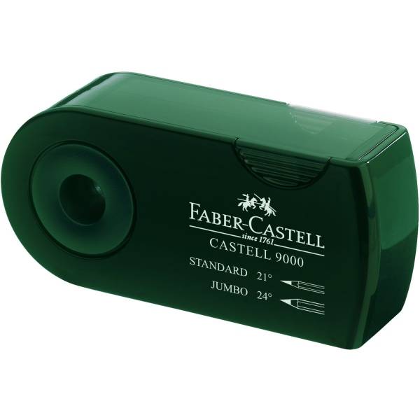 Faber-Castell 582800 potloodslijper handmatige puntenslijper Groen-0