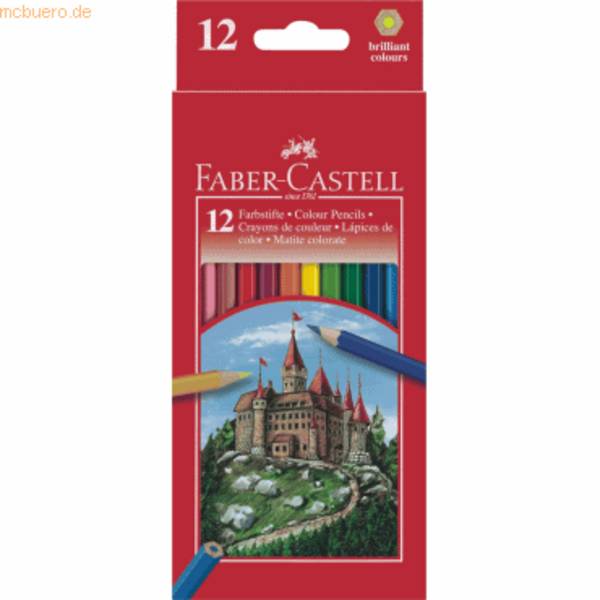 FABER-CASTELL Kleurpotlood Kasteel 12-pack