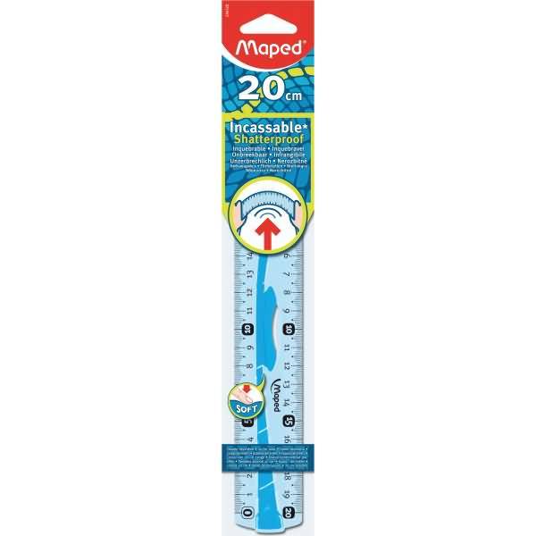 Maped 3154142441201 Maped - Liniaal flex met grip 20cm assorti-0