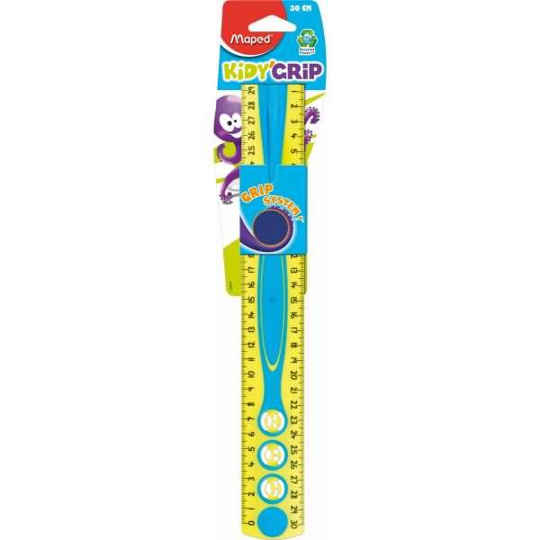 Maped 3154142786104 Maped - Liniaal kidy'grip 30cm assorti-0
