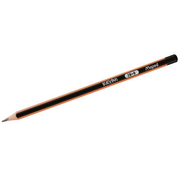 Maped 3154148500223 Maped - potlood Black'Peps 2B, zonder gum