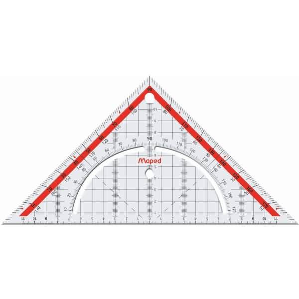 Maped 3154140287009 Maped - Geodriehoek technic 26cm-1