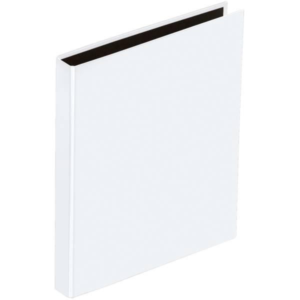 Ringbuch A5 Basic weiß mit 2-Bügel-Mechanik und Niederhalter-0