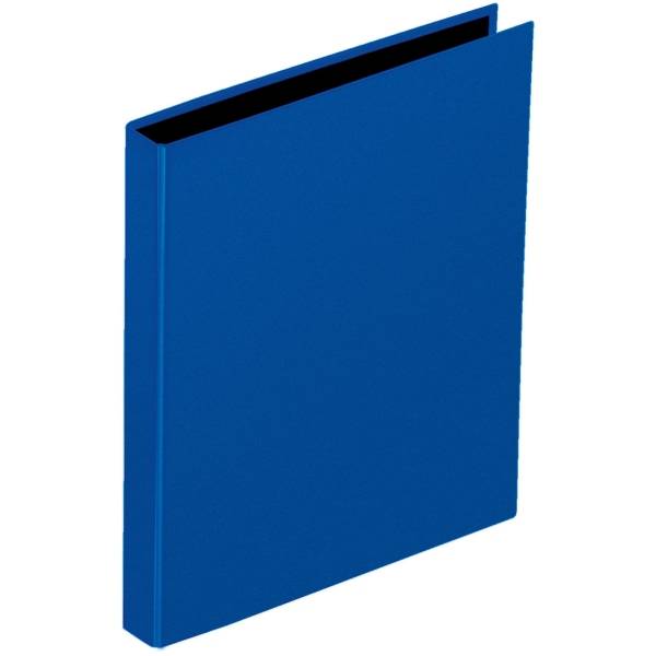Ringbuch A5 Basic blau mit 2-Bügel-Mechanik und Niederhalter-0