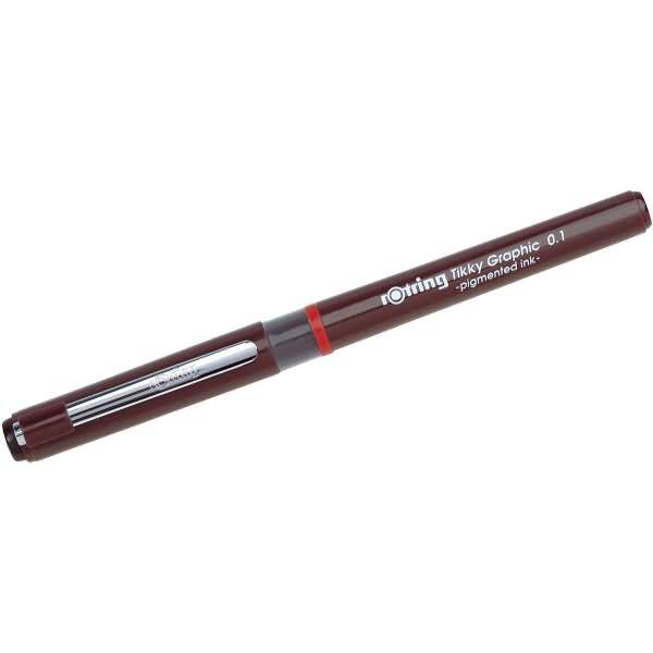 ROTRING fijnvezelpen Tikky Grafisch 0,1 mm zwart 1 stuk