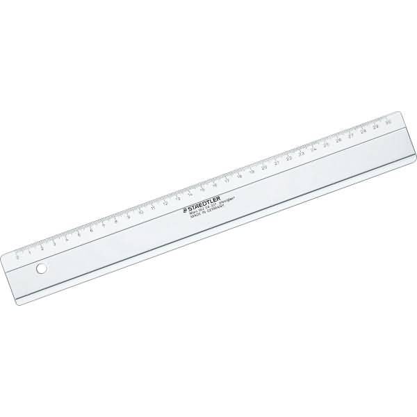 Staedtler 562 04-30F lineaal Bureauliniaal 300 mm transparant 1 stuk(s)-0