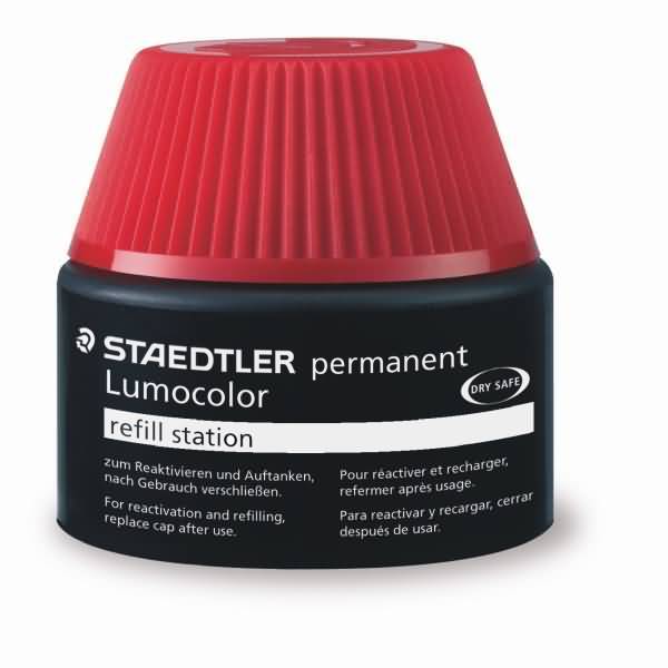STAEDTLER navulinkt Lumocolor permanent rood-0