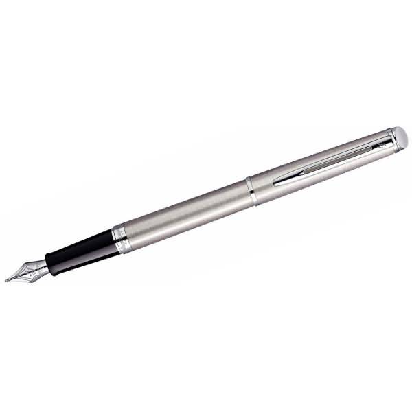 WATERMAN vulpen Hemisphere roestvrij staal CC M blauwe geschenkdoos