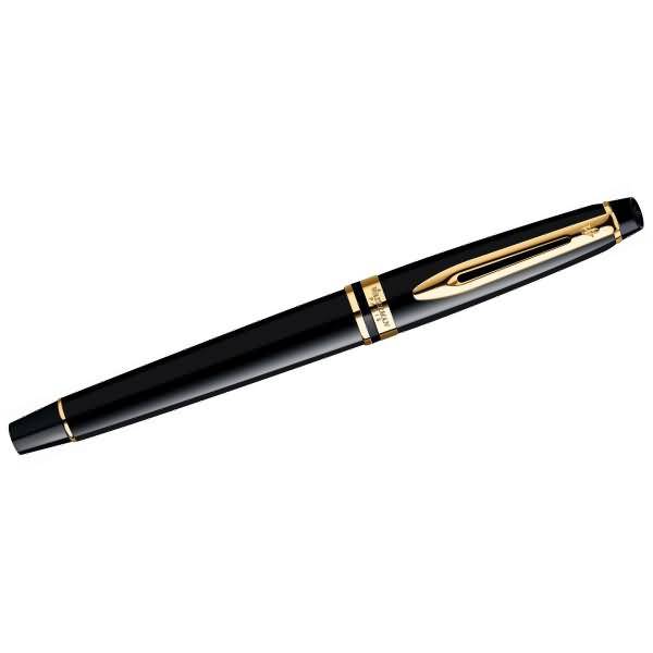 WATERMAN Vulpen Expert Zwart GC M Blauwe Cadeauverpakking-0