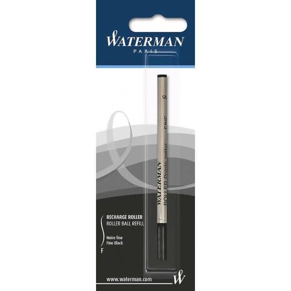 WATERMAN rollerball navulling zwart 1 blister-0