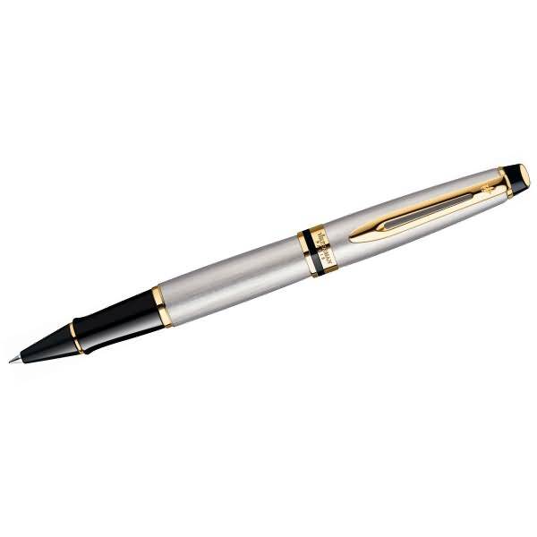 WATERMAN Rollerball Expert Metallic F Zwarte Cadeauverpakking-0