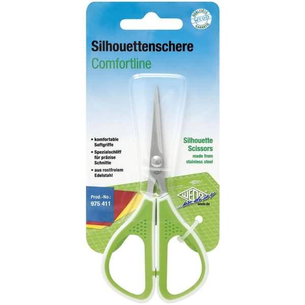 Wedo 975 411 kantoor & knutselschaar Universeel Rechtenknip Groen, Wit-1