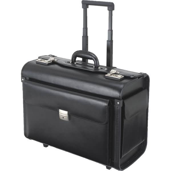 Alassio SILVANA Tasche für 43 cm (17" ) Notebook - Schwarz - Kunstleder, Vinyl (92301)-0