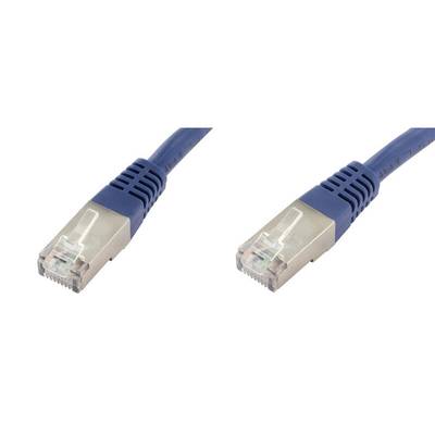 econ connect F6TP10BL RJ45 Netwerkkabel, patchkabel CAT 6 S/FTP 10.00 m Blauw Pair afscherming 1 stuk(s)