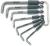 Hazet 2115-T/7R Binnen-Torx Haakse schroevendraaierset T 8, T 10, T 15, T 20, T 25, T 30, T 40 7-delig