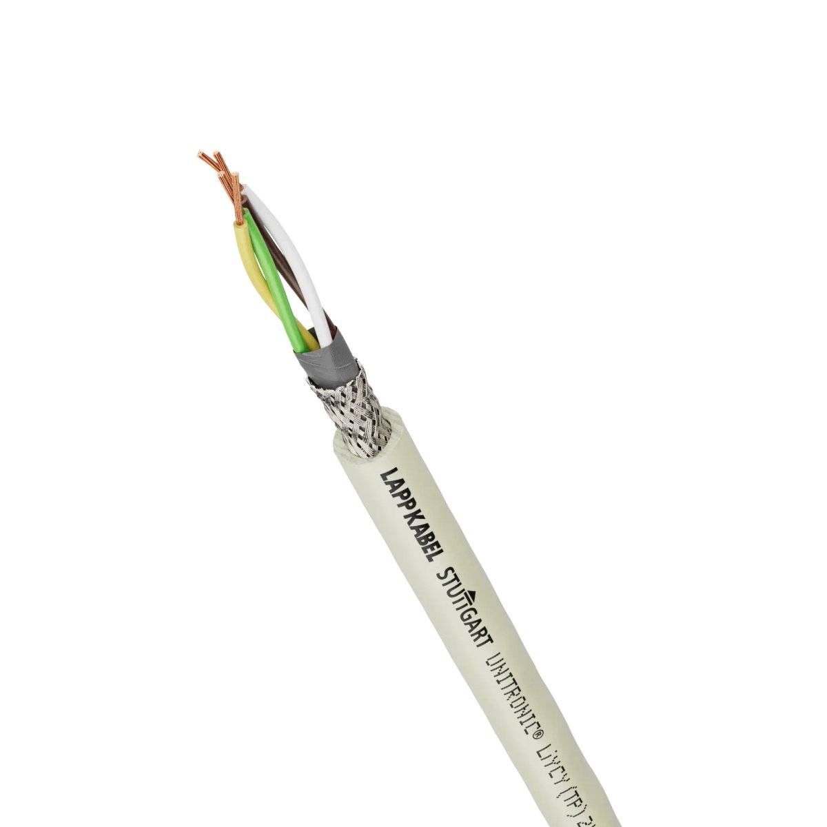 LAPP LIYCY-TP-4X2X0.75 Leiding; LiYCY; UNITRONIC® LiYCY (TP); 4x2x0,75mm2; PVC; grijs - 1 meter-0