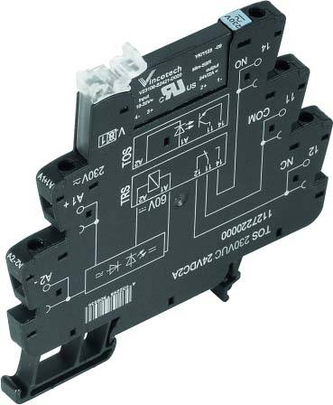 Weidmüller Halfgeleiderrelais 1127450000 1 A Schakelspanning (max.): 240 V/AC 10 stuk(s)