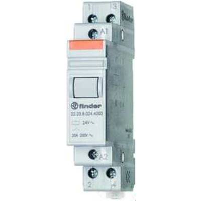 Finder 22.23.8.230.4000 Industrieel relais Nominale spanning: 230 V/AC Schakelstroom (max.): 20 A 1x NO, 1x NC  1 stuk(s