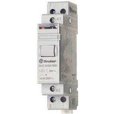 Finder 20.21.8.024.4000 Stroomstootschakelaar DIN-rail 1x NO 24 V/AC 16 A 4000 VA  1 stuk(s) 