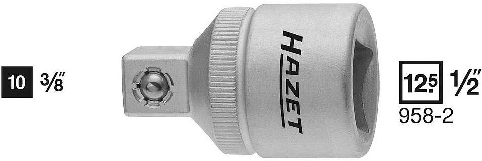 Hazet 958 958-2 Dopsleuteladapter 3/8 inch Aandrijving 1/2" (12.5 mm) 36 mm 1 stuk(s)