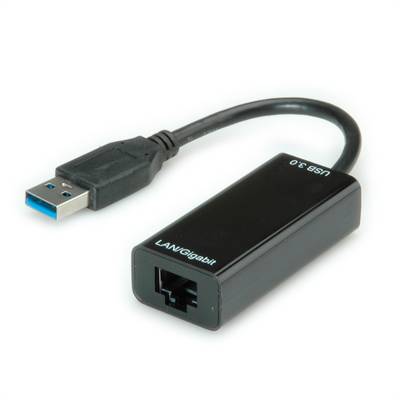 Value USB 3.2 Gen 1 (USB 3.0) Converter [1x USB 3.2 Gen 1 stekker A (USB 3.0) - 1x RJ45-bus]  