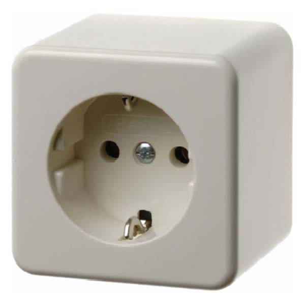WCD 1-voudig opbouw + RA - 1 - stuk - creme-1